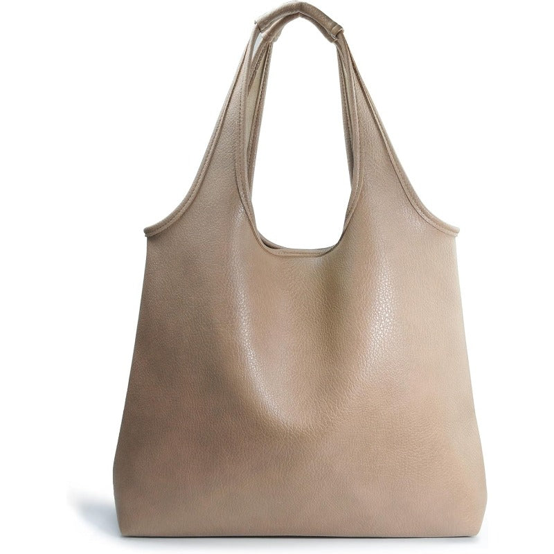 Women's Hobo Bag Soft Vegan Leather Tote