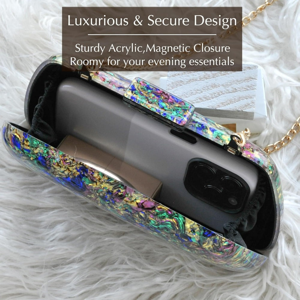 Acrylic Evening Clutch Bag