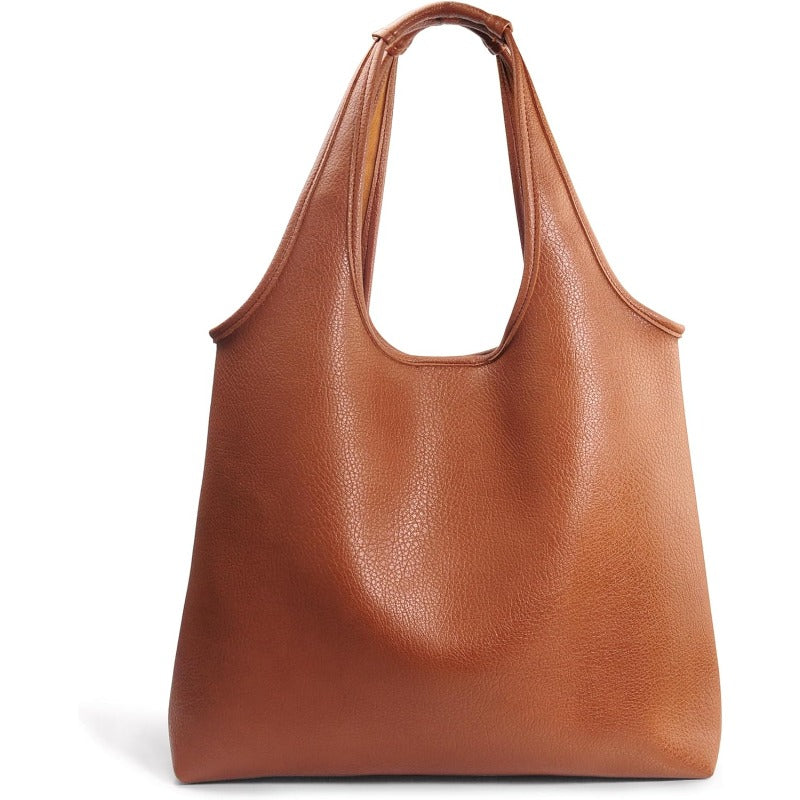 Women's Hobo Bag Soft Vegan Leather Tote