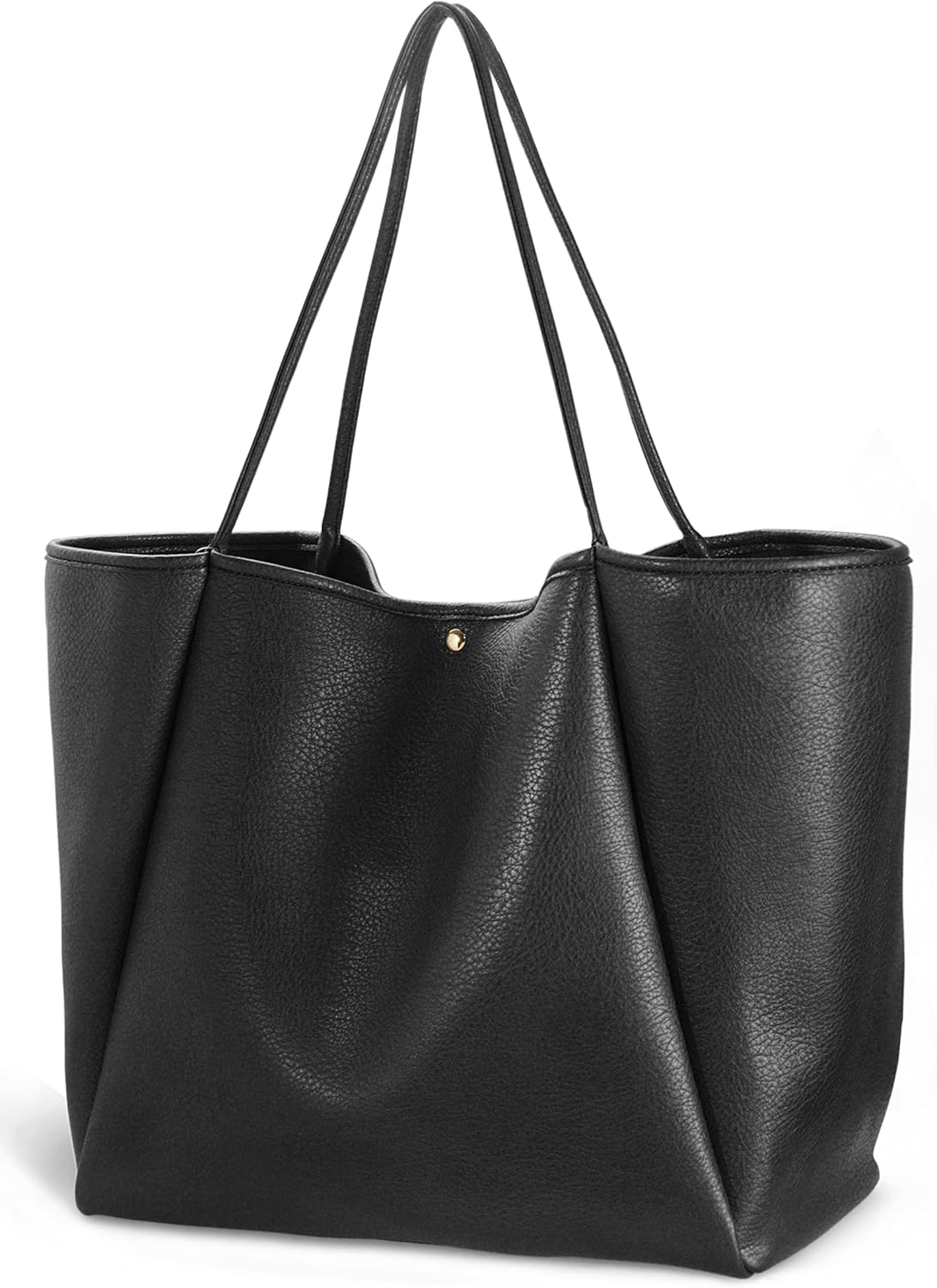 Oversized Vegan Leather Tote Women's Travel Bag