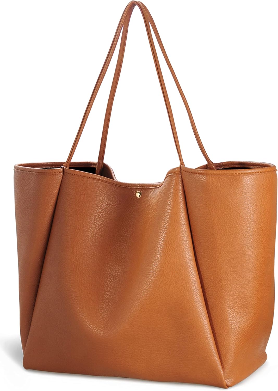Oversized Vegan Leather Tote Women's Travel Bag