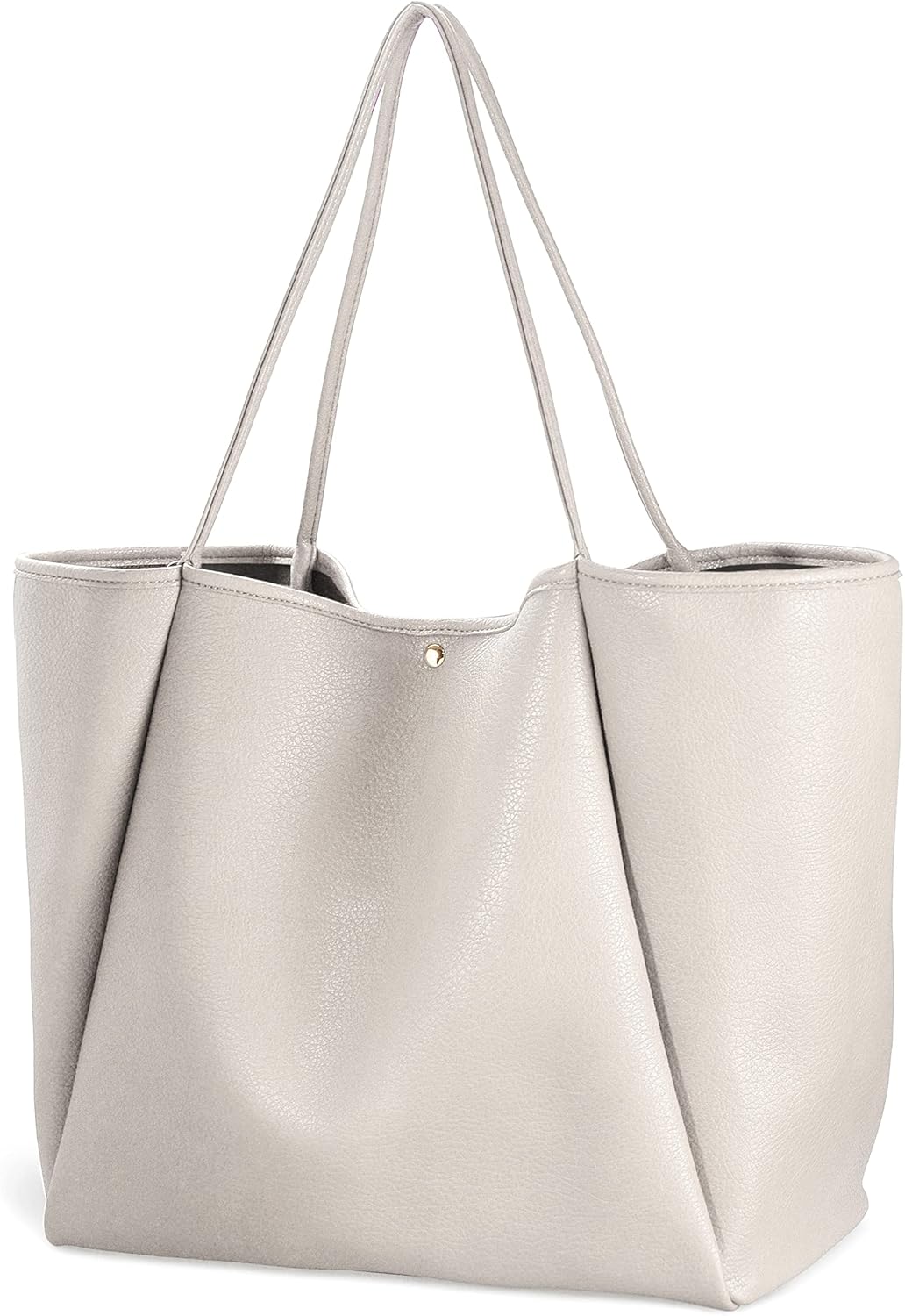 Oversized Vegan Leather Tote Women's Travel Bag