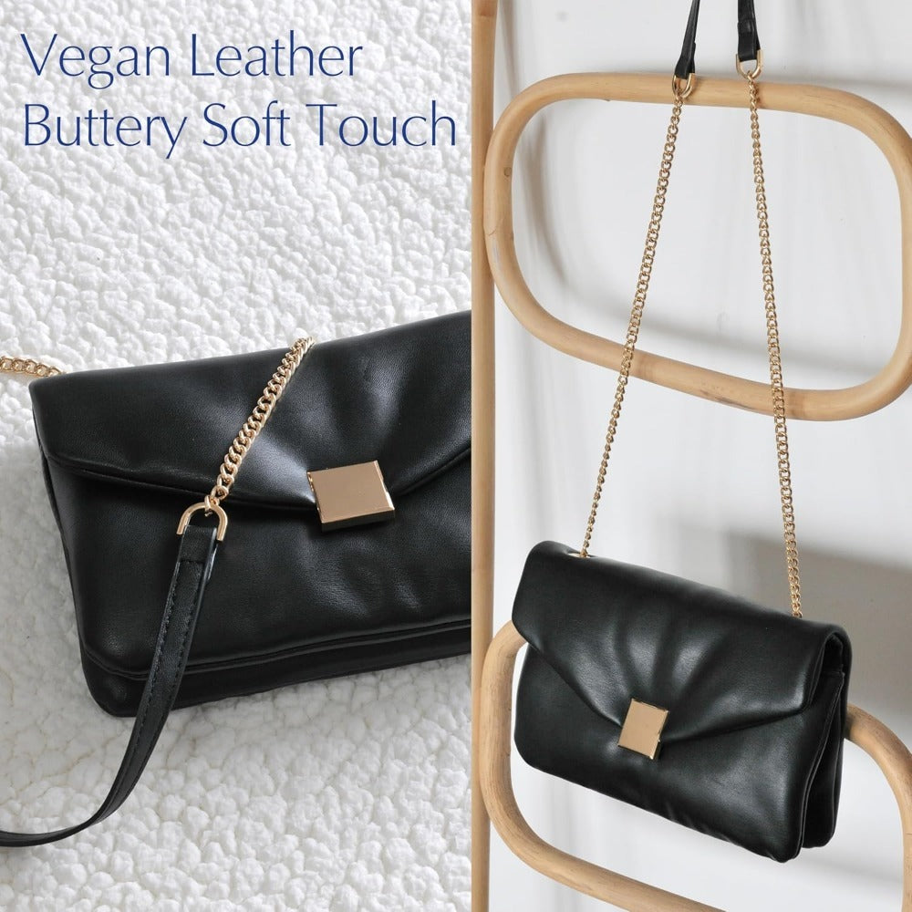 Puffer Envelope Clutch for Women