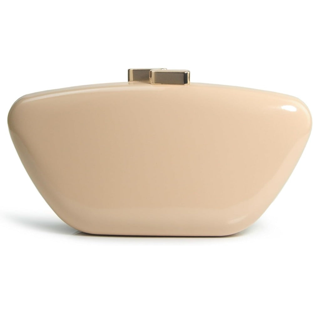 Glossy Patent Leather Evening Clutch Bag