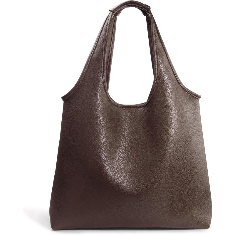 Women's Hobo Bag Soft Vegan Leather Tote