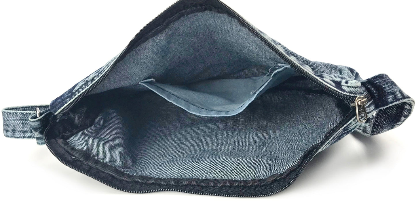 Denim Cross Body Bag