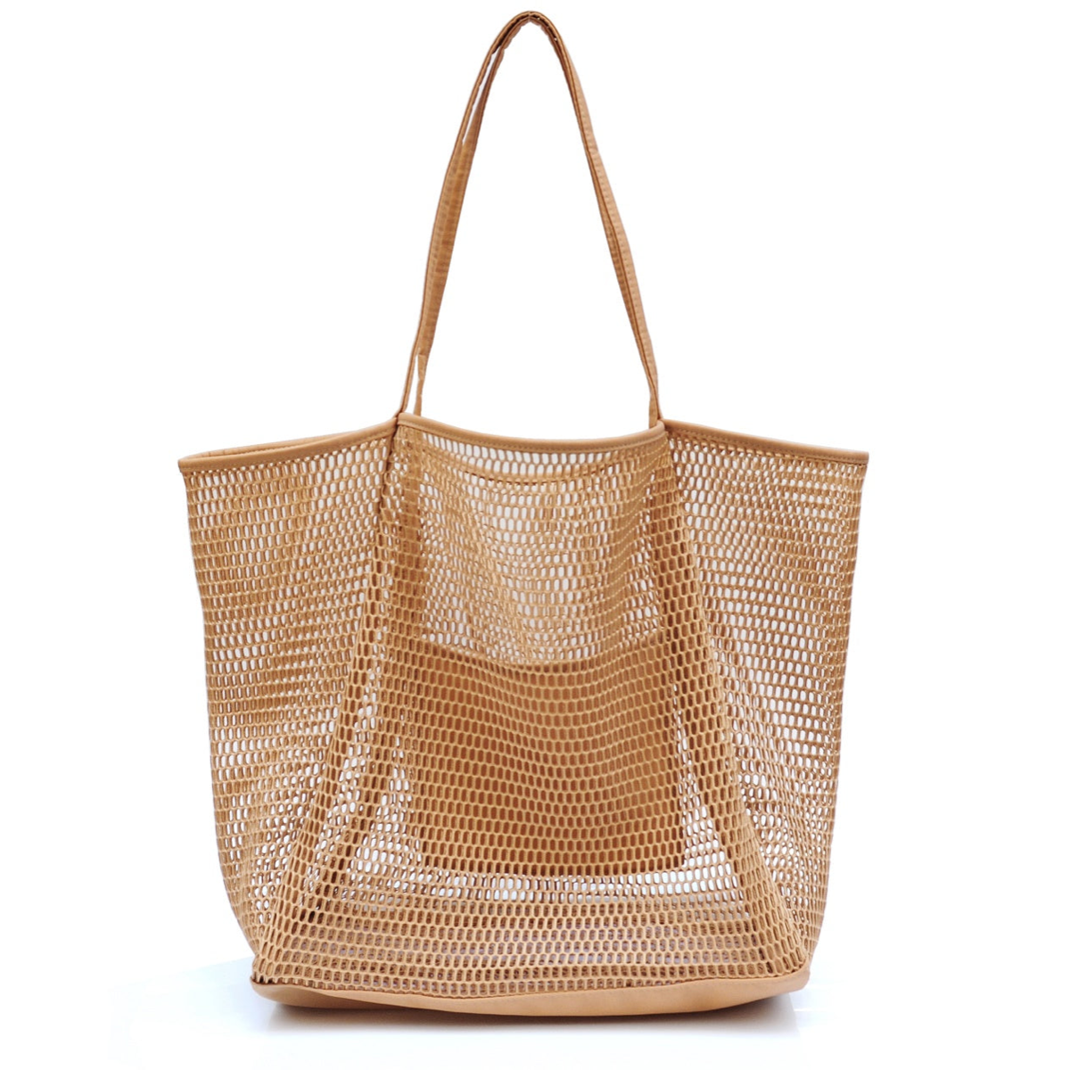 Mesh Beach Tote Womens Shoulder Handbag – Hoxis Bags