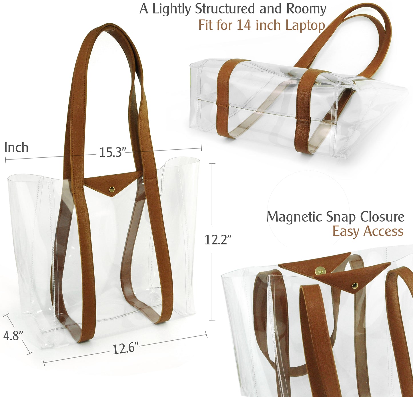 Clear Tote with Pouch