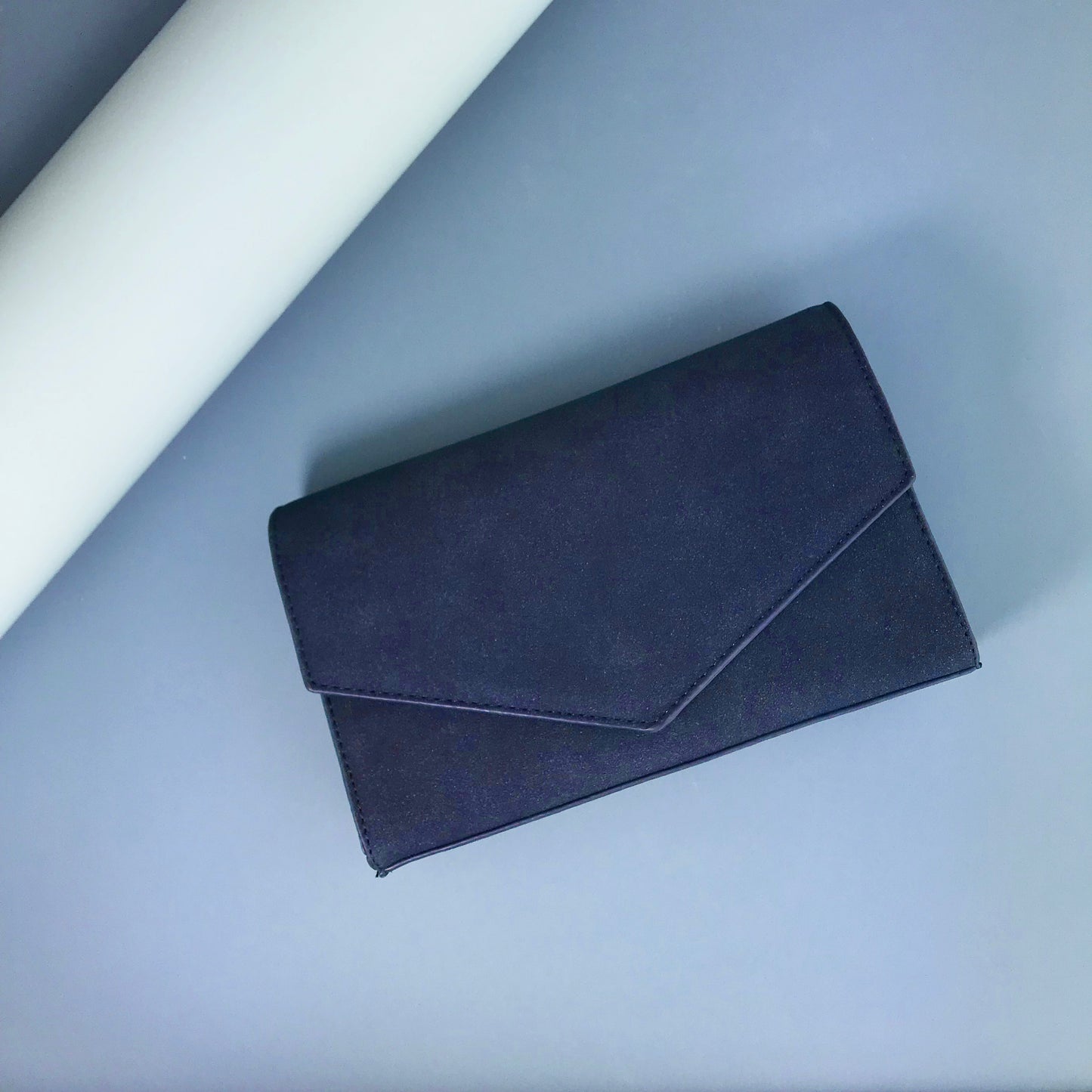 Suede Envelope Clutch