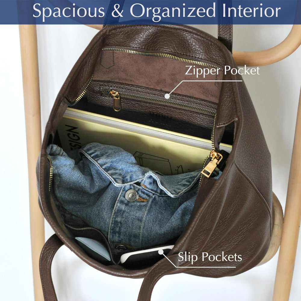 Soft Vegan Leather Handbag