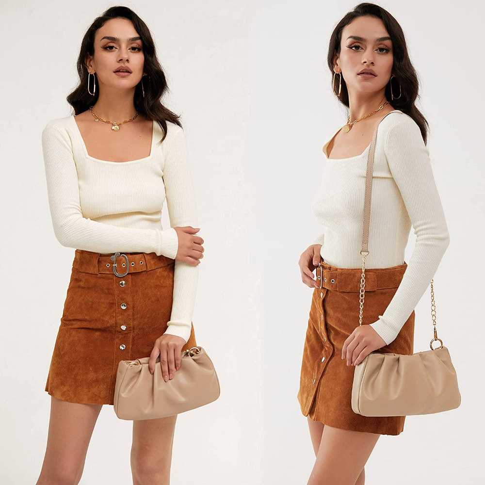 Cloud Pouch Bag Women Shoulder Handbag