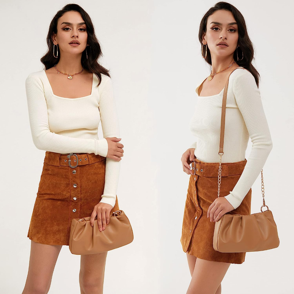 Cloud Pouch Bag Women Shoulder Handbag
