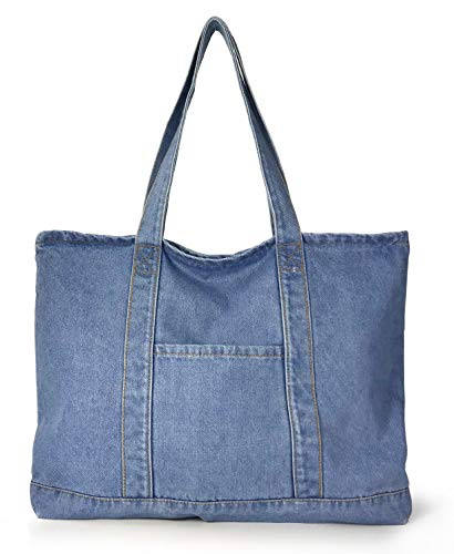 Denim Tote Unisex Shopper