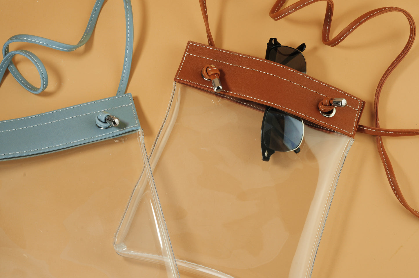 Clear Flat Crossbody