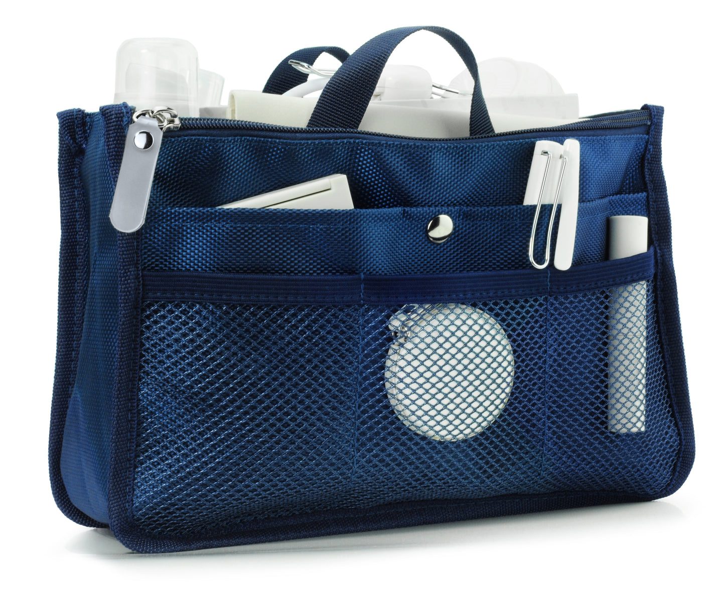 Hoxis Insert Organizer 13 Pockets Organizer Purse 10.6” X 6.3” Bag in Bag