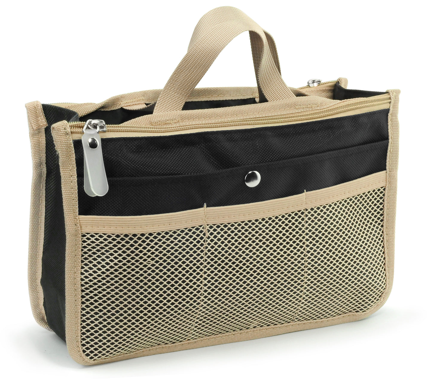 Hoxis Insert Organizer 13 Pockets Organizer Purse 10.6” X 6.3” Bag in Bag