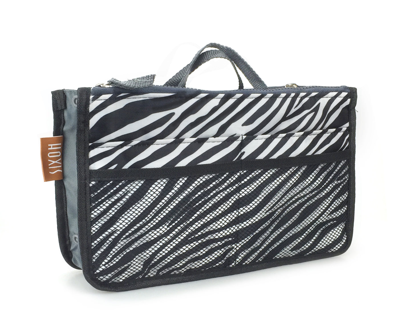 Hoxis Insert Organizer 13 Pockets Organizer Purse 10.6” X 6.3” Bag in Bag