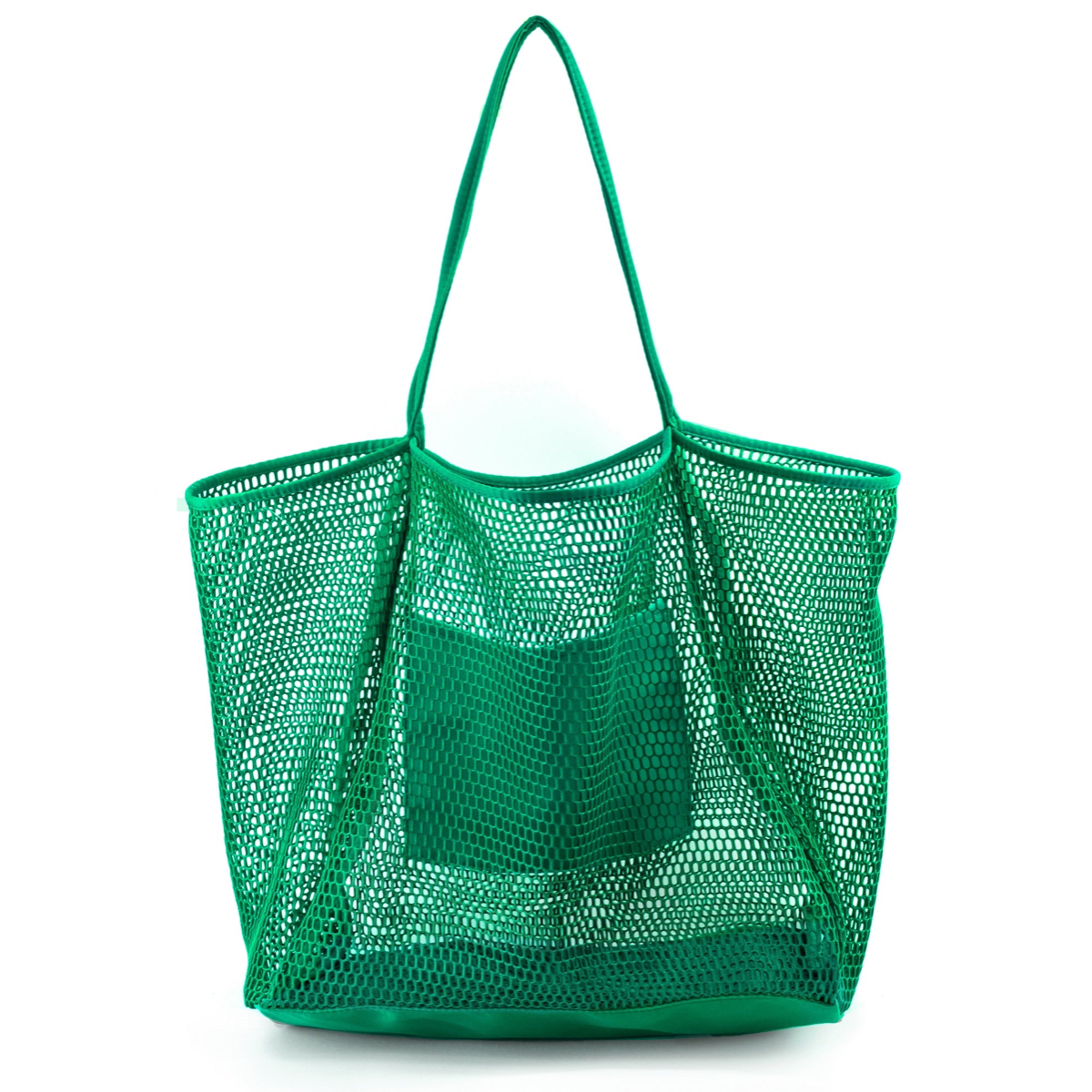 Mesh Beach Tote Green