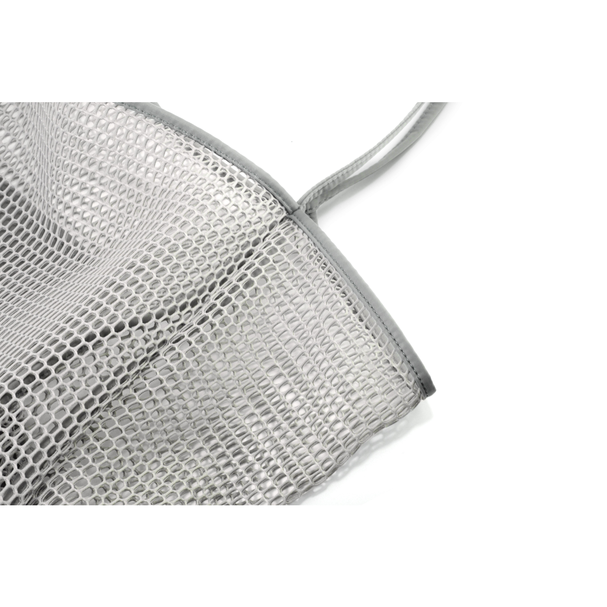 Mesh Beach Tote Grey