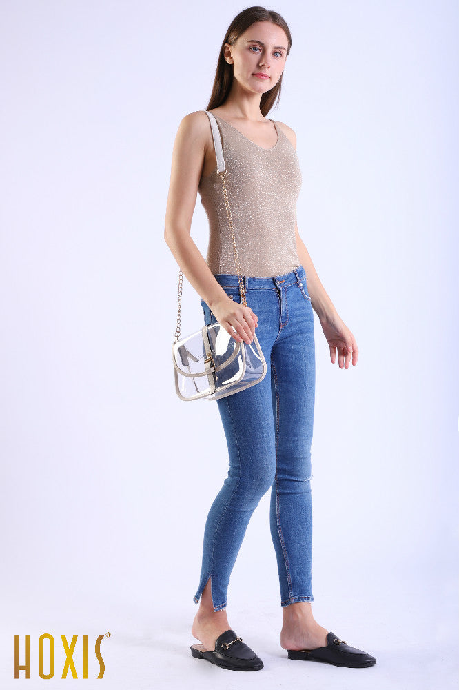 Clear Saddle CrossBody