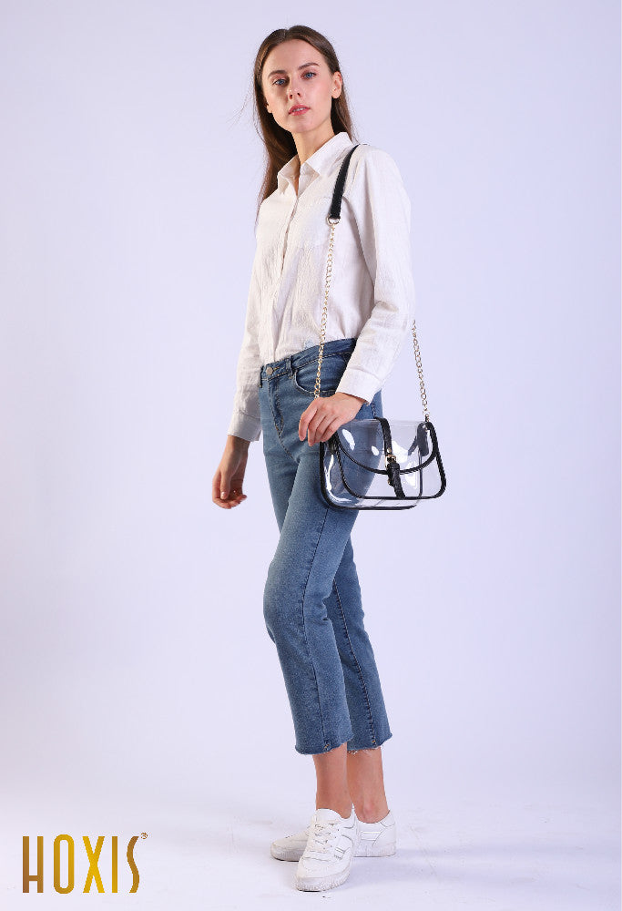 Clear Saddle CrossBody