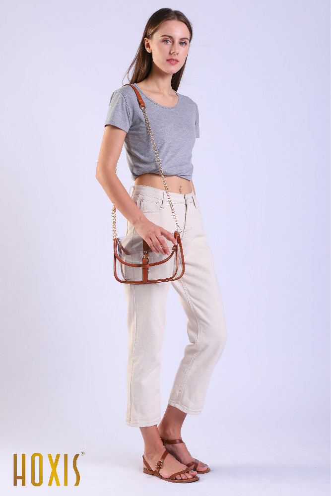 Clear Saddle CrossBody